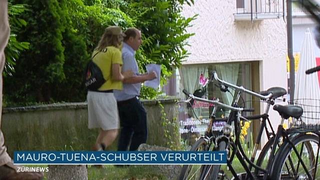 Geldstrafe und Busse für Tuena-Schubser