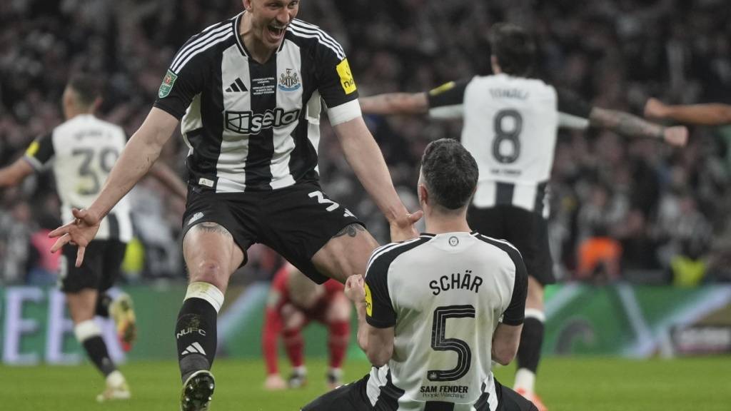 Newcastle United freut sich über den Auswärtssieg bei Leicester City
