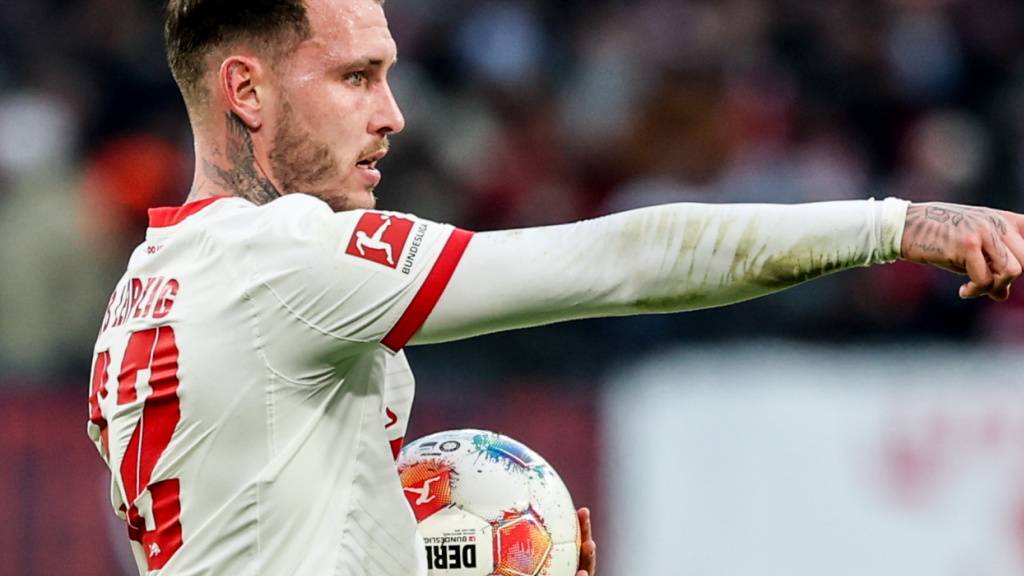 David Raum verpasste das Leipziger Führungstor ganz knapp