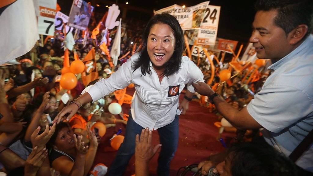 Kann kandidieren: Keiko Fujimori, Favoritin für bei den Präsidentschaftswahlen in Peru.