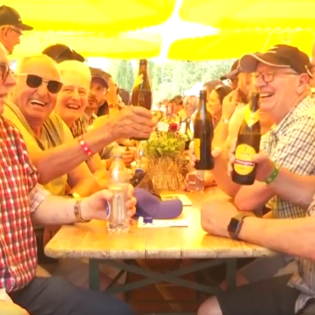 «Wie eine Familie»: Ausgelassene Stimmung am St.Galler Kantonalschwingfest