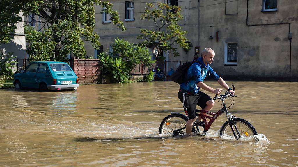 Polen: Hochwasserwelle erreicht Breslau