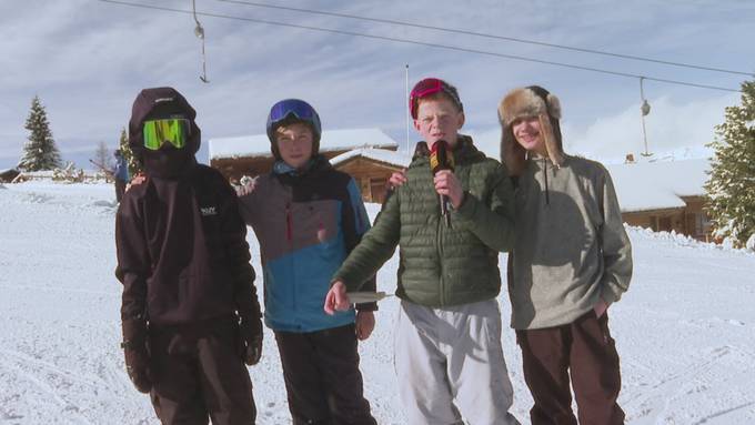 Schulausflug in den Schnee: Rund 220 Jugendliche geniessen Gratis-Skitag auf der Axalp