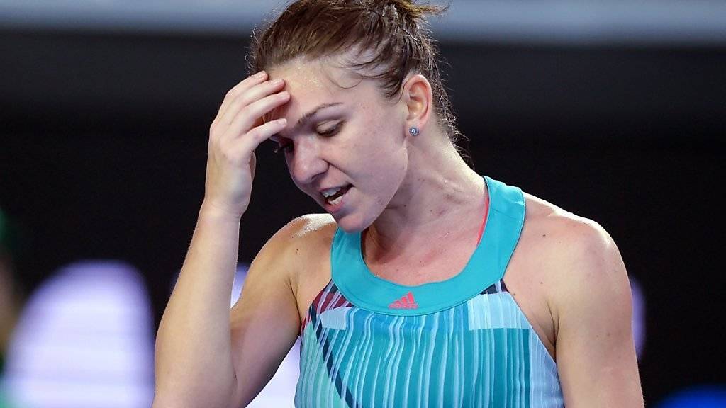 Simona Halep scheiterte beim Australian Open in der 1. Runde