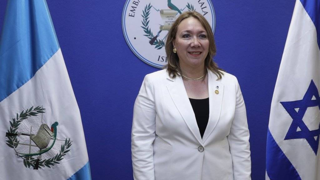 Sprach von einem «historischen Tag»: Guatemalas Botschafterin Sara Solis bei der Eröffnung der guatemaltekischen Botschaft in Jerusalem.