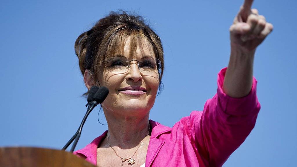 Wird sie Donald Trump den Weg zum Sieg weisen? Tea Party-Aushängeschild Sarah Palin schaltet sich in den Vorwahlkampf ein. (Archiv)