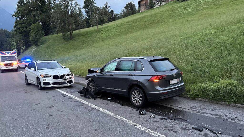 Zwei Automobilistinnen bei Frontalkollision in Steinen SZ verletzt