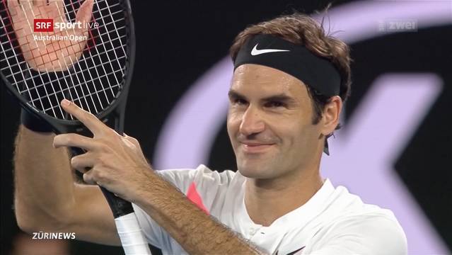 Federer hopst mit 3 Sätzen ins Halbfinal