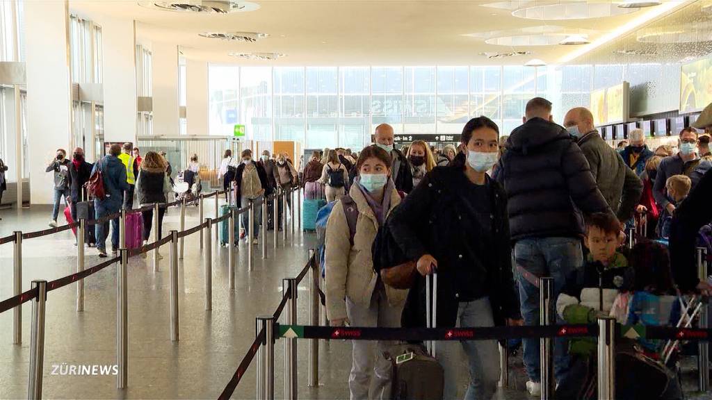 68'000 Passagiere: Herbstferien-Grossandrang am Flughafen Zürich