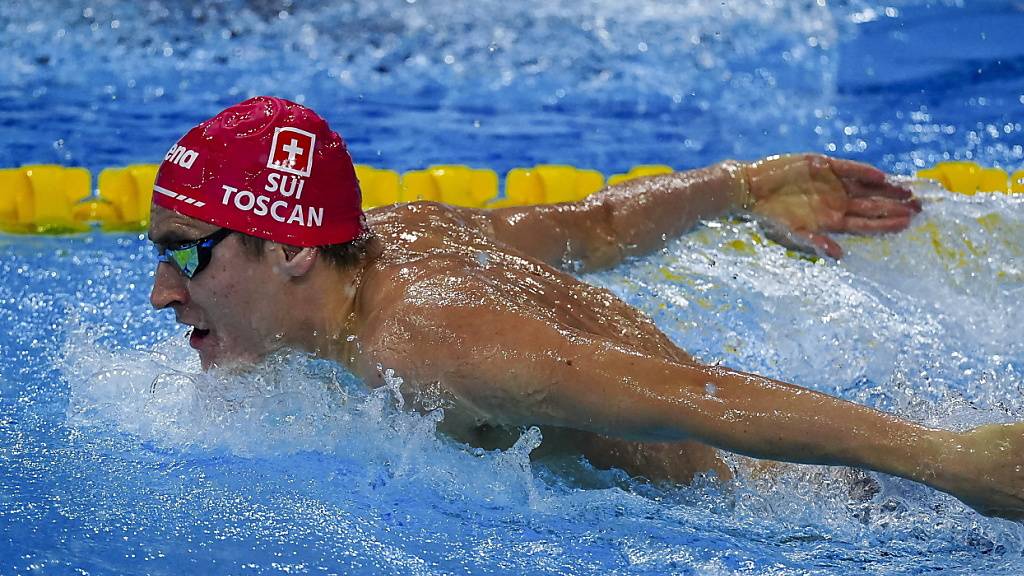 Marius Toscan bei seinem WM-Einsatz über 400 m Lagen