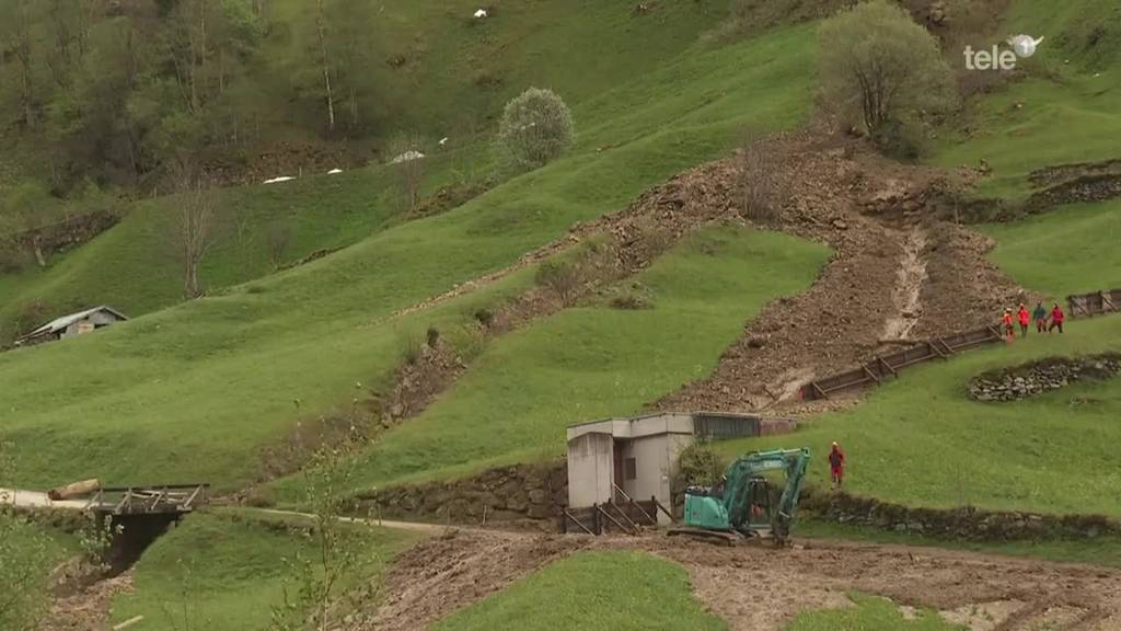 Erdrutsch in Silenen: Behörden rechnen mit weiteren Abgängen