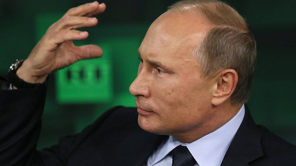 «Absurdes Theater»: Russlands Präsident Wladimir Putin über Sanktionen gegen sein Land. (Archiv)