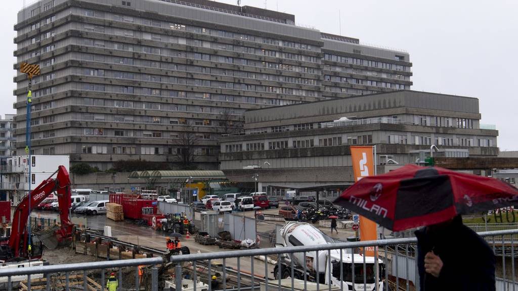 Das Universitätsspital Lausanne wo die 74-jäjrige Frau verstorben ist.