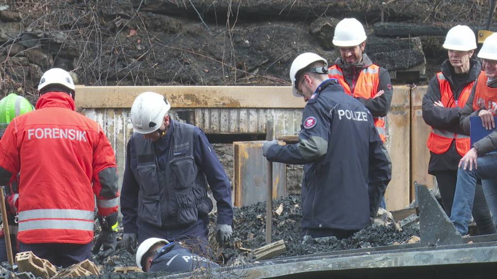 Tag nach dem Grossbrand in Wolfenschiessen