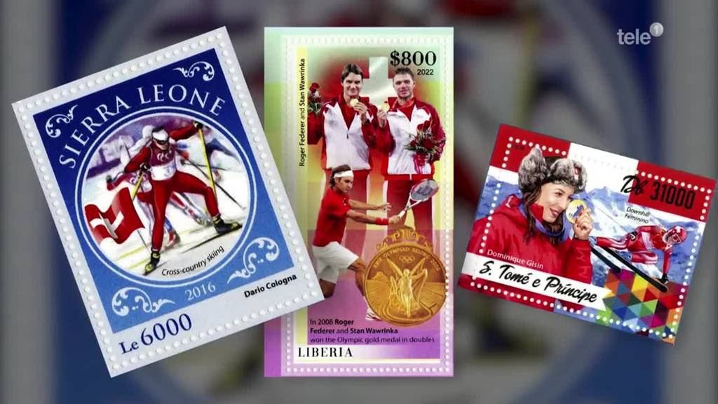 Sportstars ungefragt auf afrikanischen Briefmarken