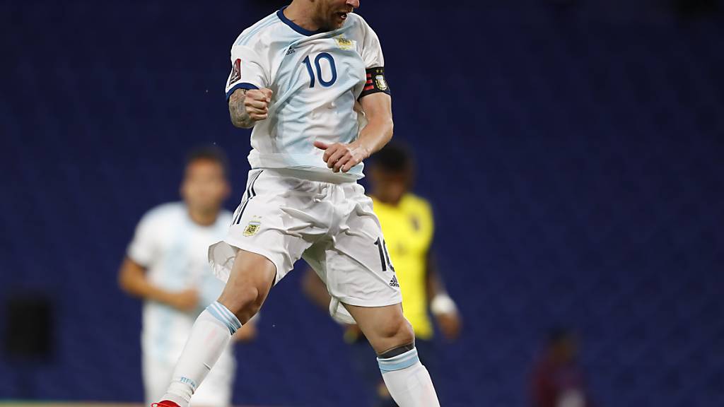 Versenkt! Lionel Messi jubelt nach dem verwandelten Elfmeter.