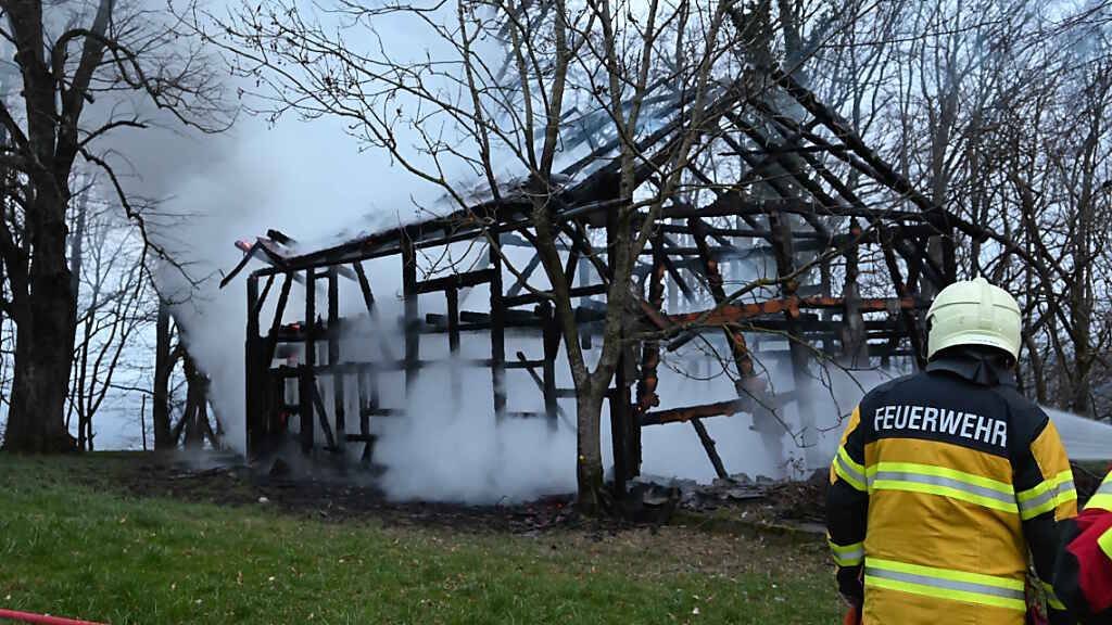 Toter in Scheune in Oberhelfenschwil SG starb an Brandverletzungen