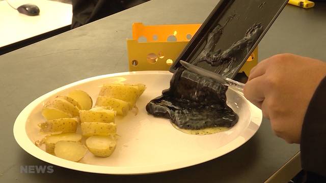 Schwarzes Raclette