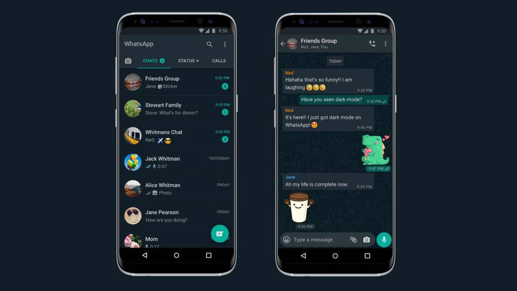 Dark Mode: «Whatsapp» wird schwarz 