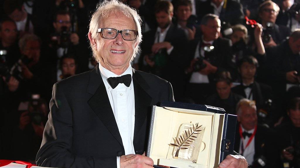 Der britische Regisseur Ken Loach präsentiert in Cannes seine zweite Goldene Palme.