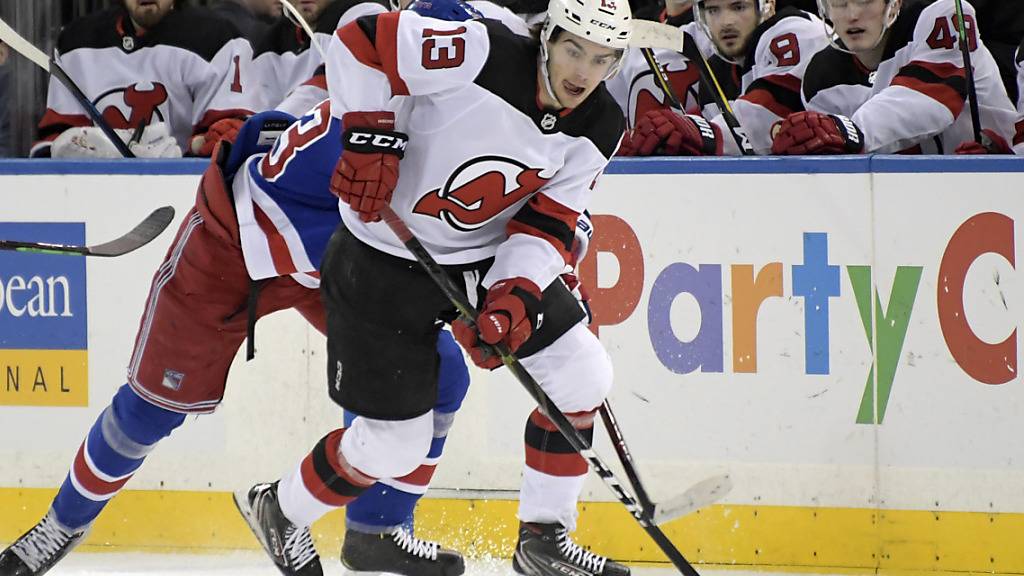 Nico Hischier von den New Jersey Devils gehört zu den vier Schweizern, für welche die NHL-Saison zu Ende ist