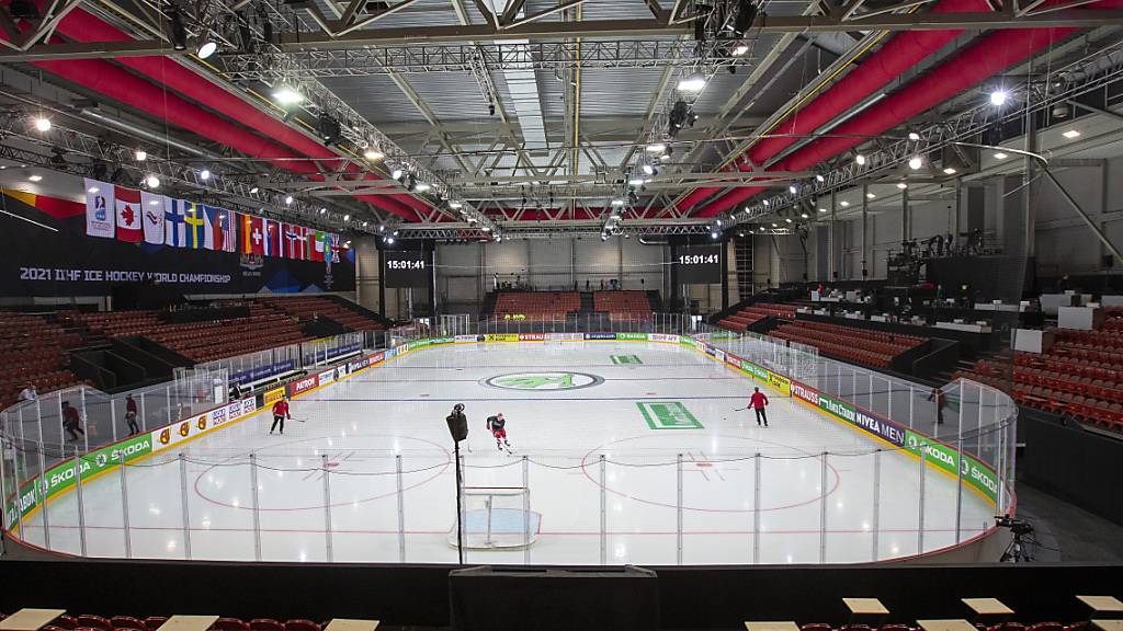 Das Olympic Sports Center, eines der zwei WM-Stadien in Riga