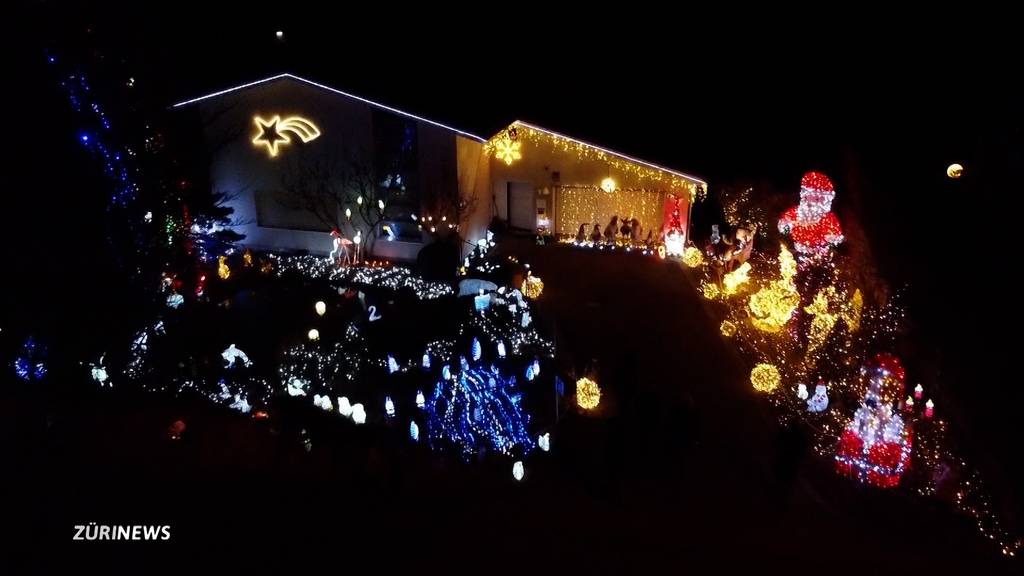 Weihnachtliches Lichterparadies in Uitikon