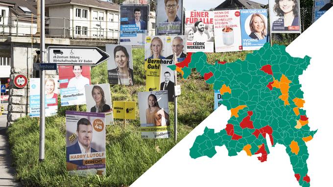Wo dürfen Wahlplakate hangen und wo nicht? Die grosse Übersicht im Aargau