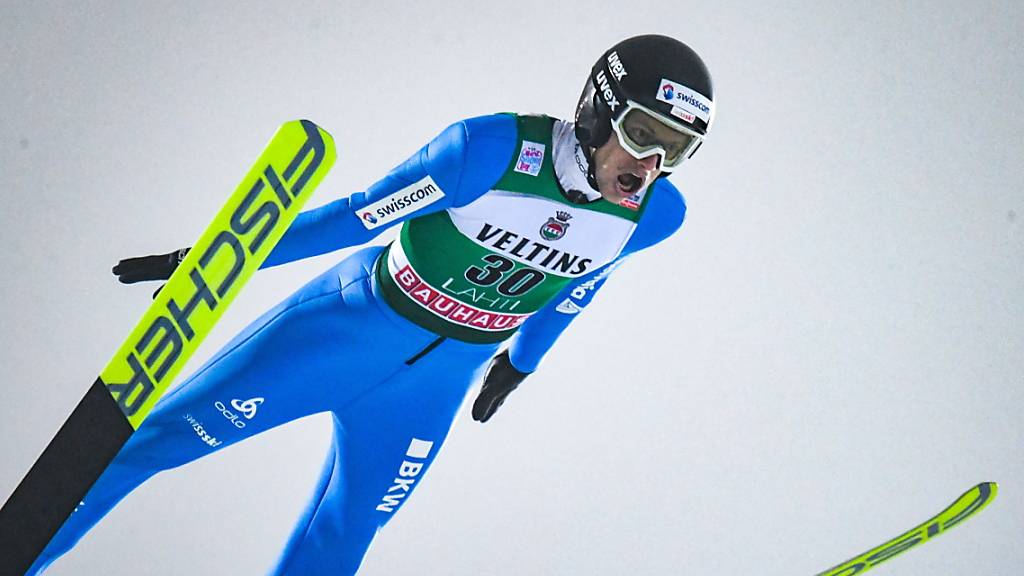Solide Sprünge im Nebel von Lahti, aber kein Exploit: Gregor Deschwanden holte nach vier schlechten Wettkämpfen als 26. wieder einmal Punkte