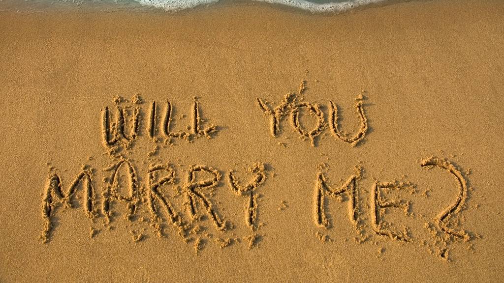 Verlobung Strand