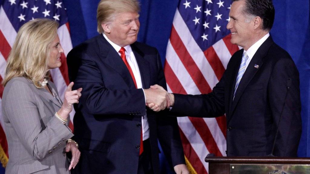 Kann trotz Kritik auf die Unterstützung von US-Präsident Donald Trump zählen: der republikanische Senats-Kandidat und frühere Präsidentschaftsanwärter Mitt Romney aus Utah. (Archivbild)