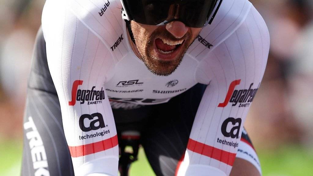 Fabian Cancellara zeigte sich trotz gesundheitlichen Beschwerden in den letzten Tagen beim Auftakt-Zeitfahren des 99. Giro d'Italia kämpferisch