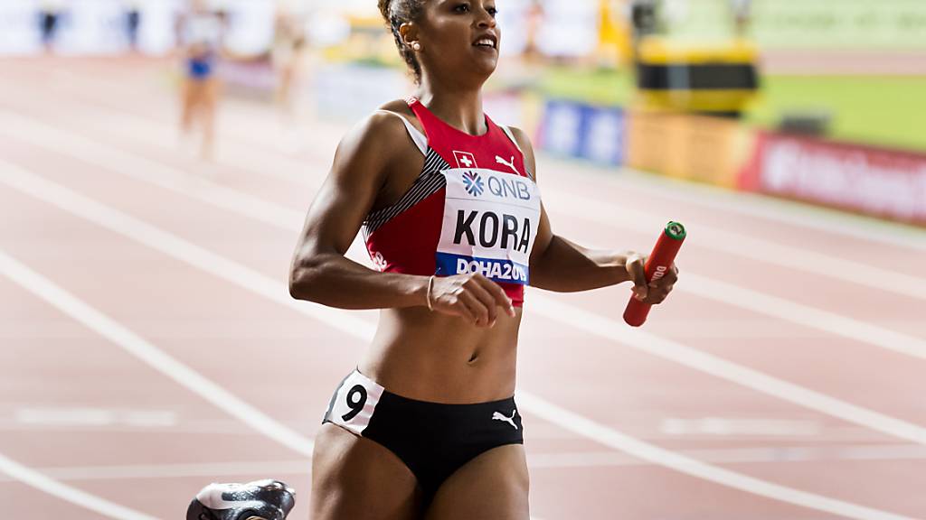 Salomé Kora lief mit der 4x100 m Staffel sicher in den Final