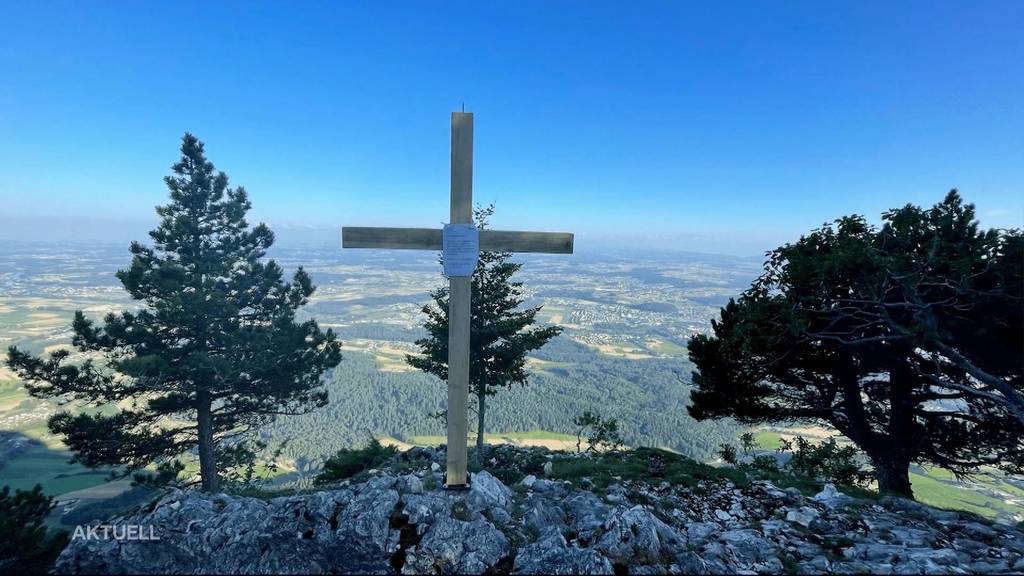 Illegales Gipfelkreuz: Polterabend-Spass in Rüttenen sorgt für Ärger