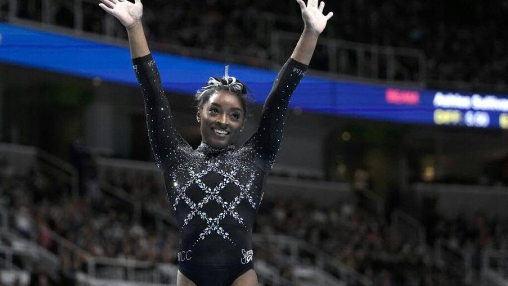Turn-Star Simone Biles kann an der WM Historisches schaffen