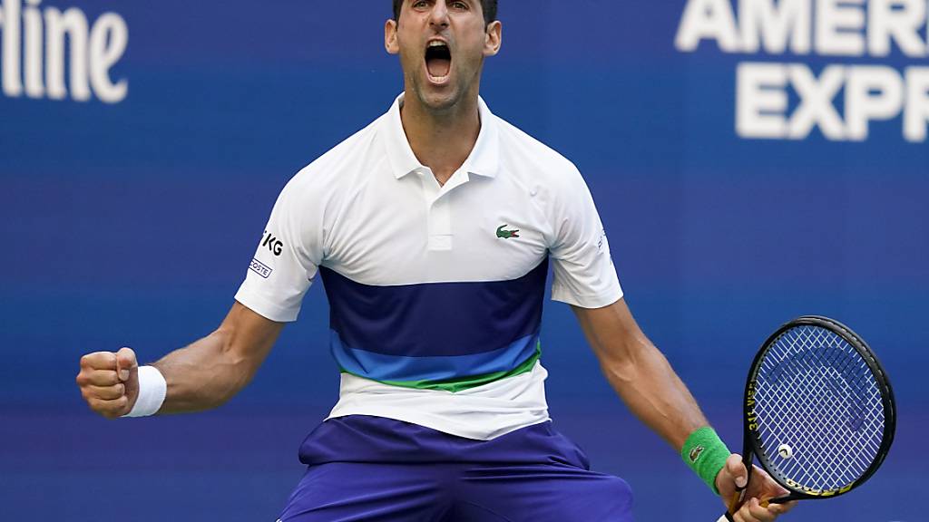Novak Djokovic liess gelegentlich seinen Emotionen freien Lauf