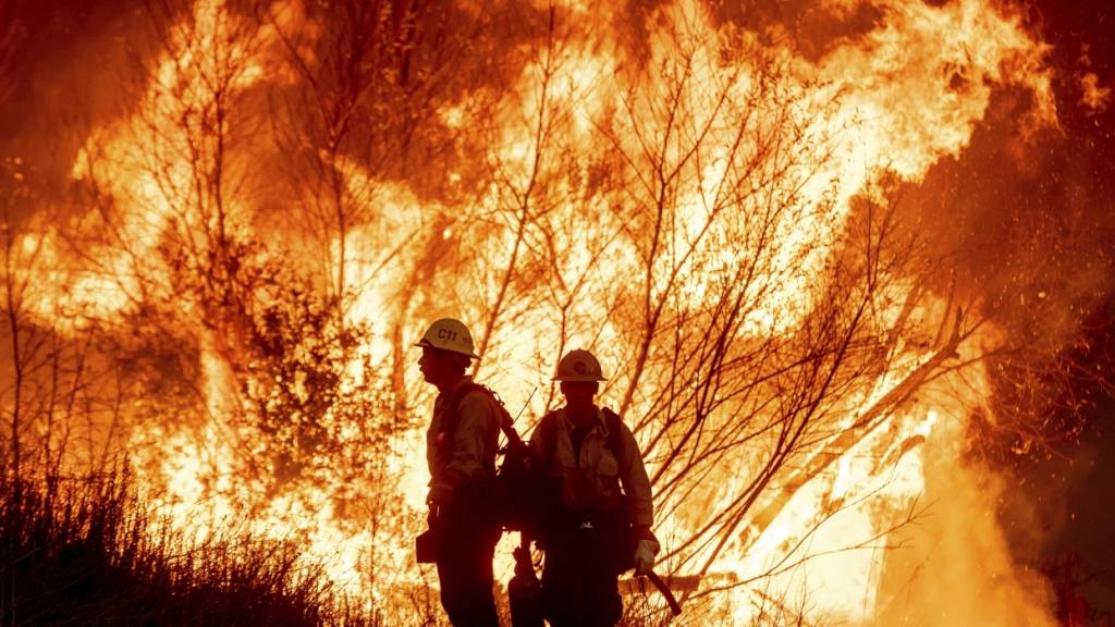 Zu den Extremereignissen zählten die Forschenden etwa die Waldbrände in Los Angeles (USA) im vergangenen Januar. (Archivbild)