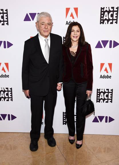 Richard Donner mit Ehefrau Lauren Shuler, die Filmproduzentin ist.