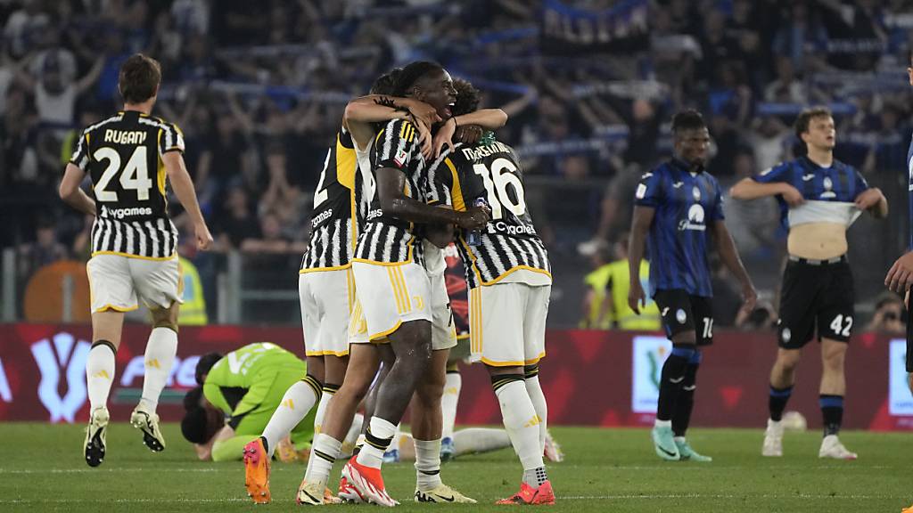 Juventus feiert den Cupsieg in Rom