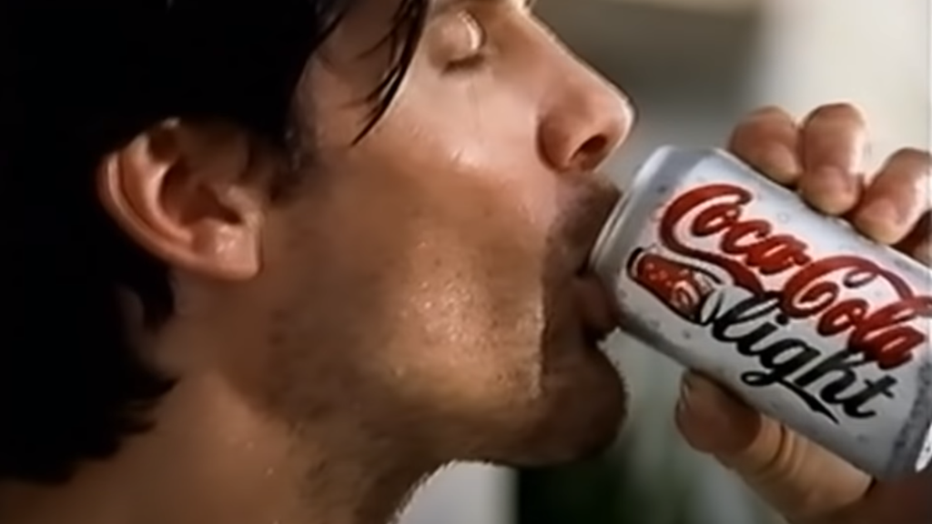 Coca-Cola Light Werbung Büro 1997