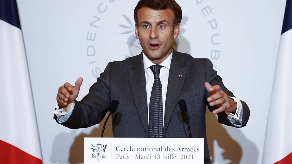 Emmanuel Macron, Präsident von Frankreich. Foto: Christian Hartmann/Pool Reuters/AP/dpa