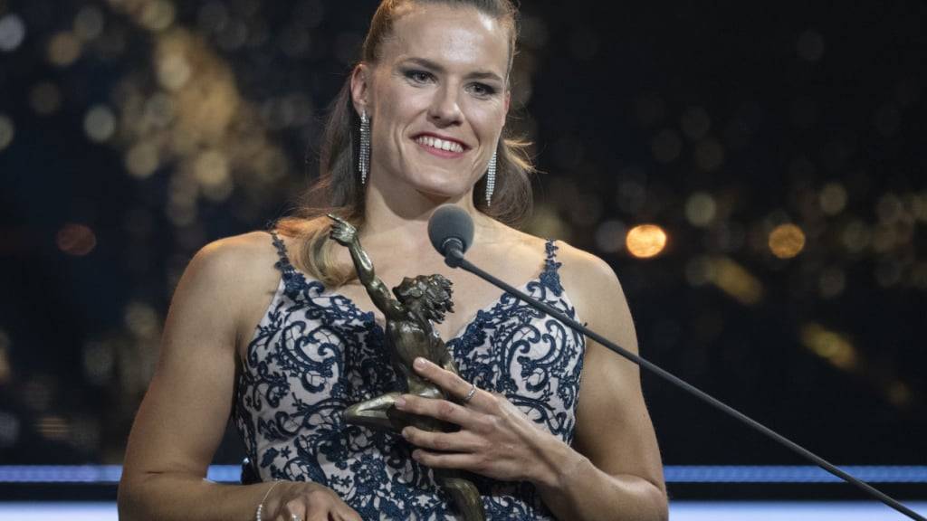 Catherine Debrunner, hier bei den Sport Awards 2024, gewinnt auch 2025 zahlreiche Rennen