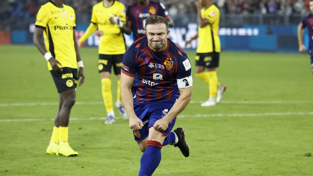 Matchwinner: Mit zwei Toren hatte Xherdan Shaqiri massgeblichen Anteil am Basler Sieg