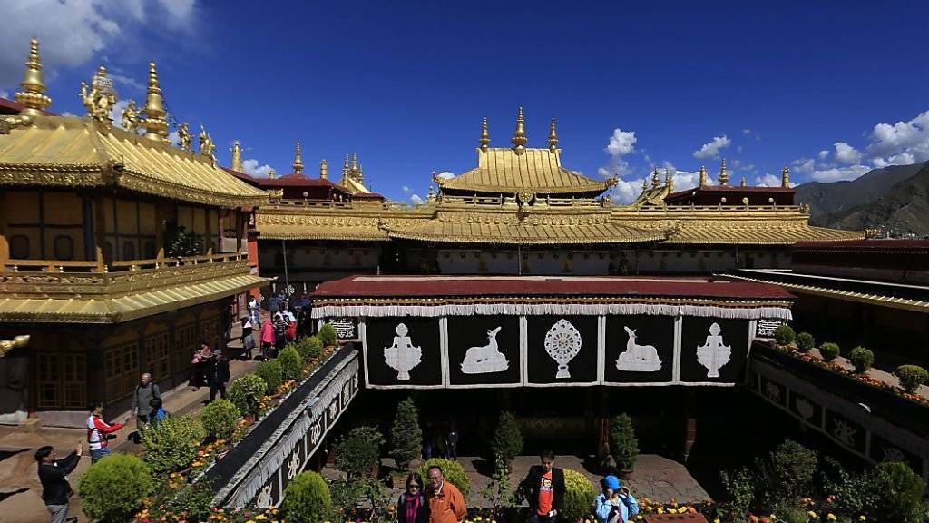 Brand im Unesco-Weltkulturerbe: Im berühmten Jokhang Tempel in Lhasa gab es ein Feuer. (Archivbild)
