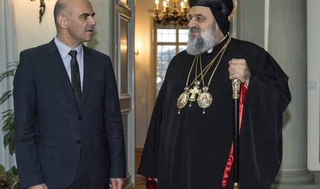 Bundesrat Alain Berset trifft den syrisch-orthodoxen ...