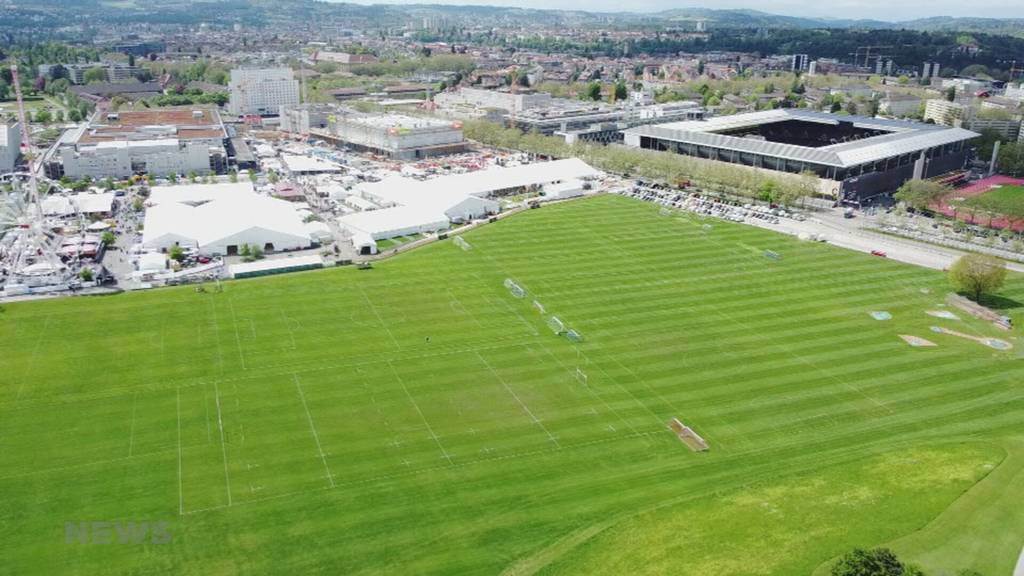 Neue Trainingsplätze für YB auf der Allmend