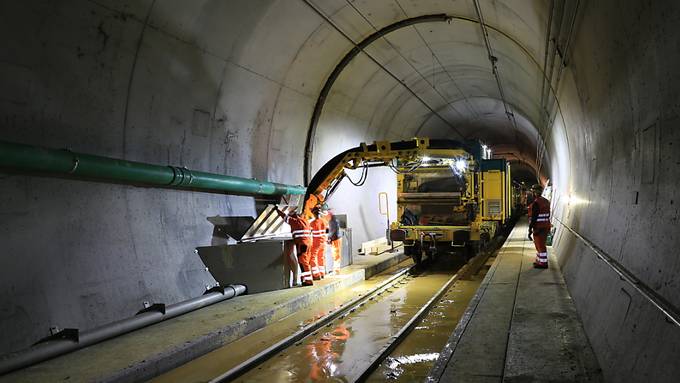 Lötschberg-Basistunnel seit Samstagmorgen wieder offen