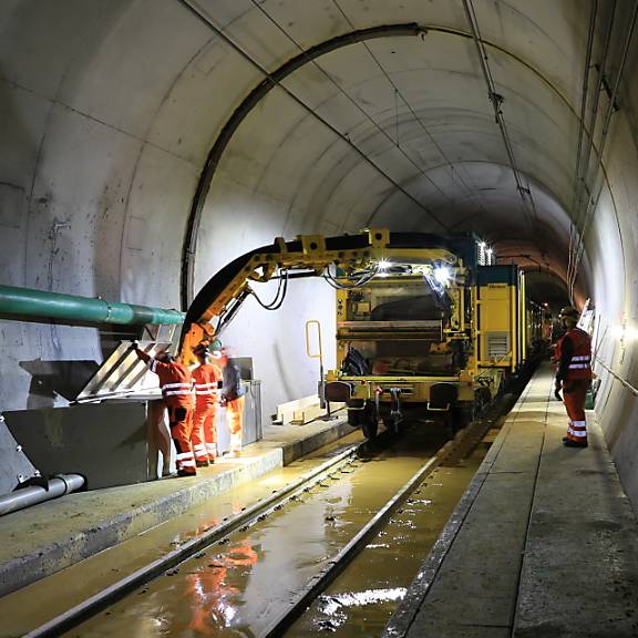 Lötschberg-Basistunnel seit Samstagmorgen wieder offen