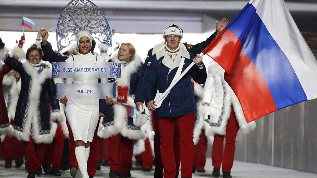 Werden bei der Eröffnungsfeier der Olympischen Spielen in Pyeongchang im nächsten Februar russische Athleten einlaufen?