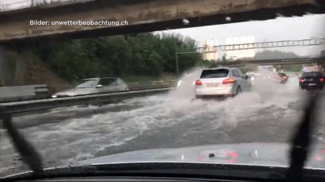 Schwimmen auf der A1